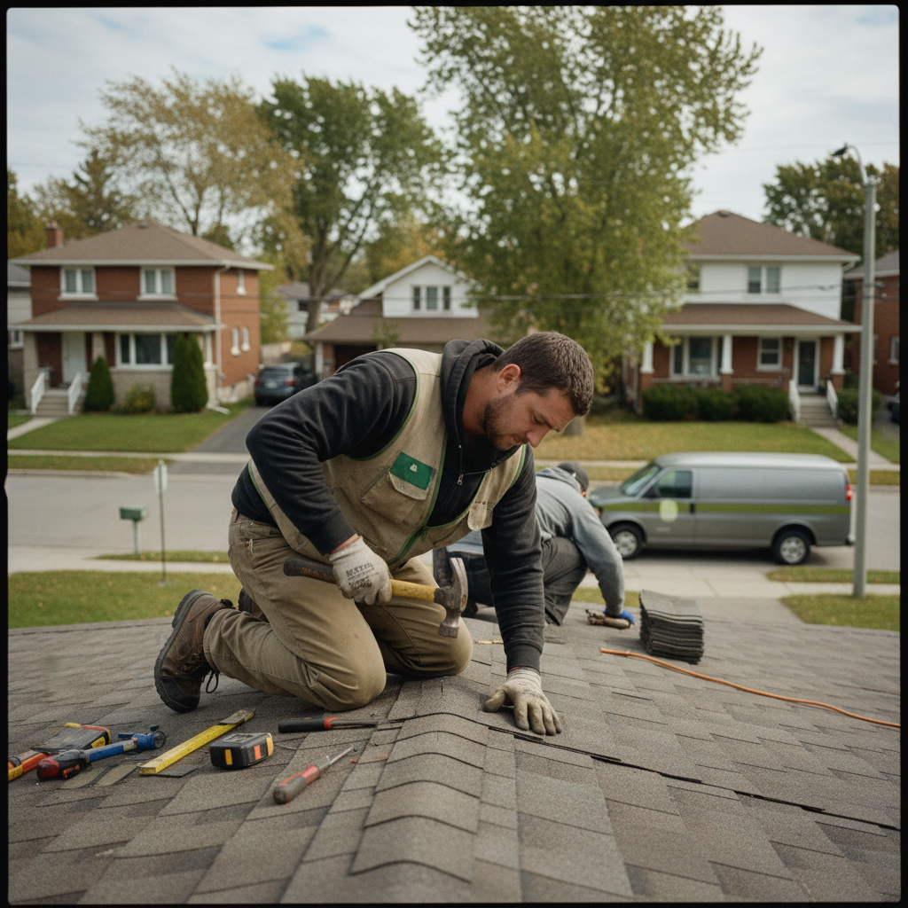 Roof Repair in Midland, ON