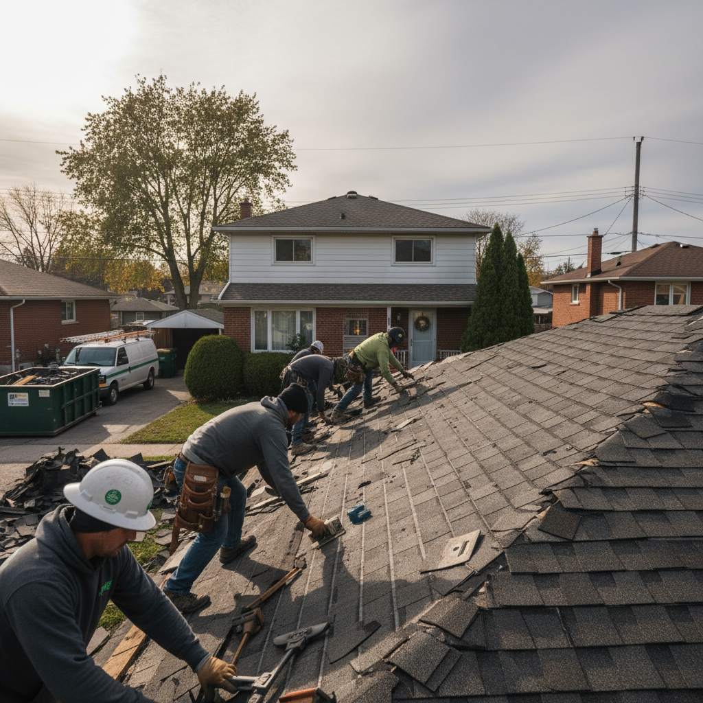Roof Replacement in Midland, ON